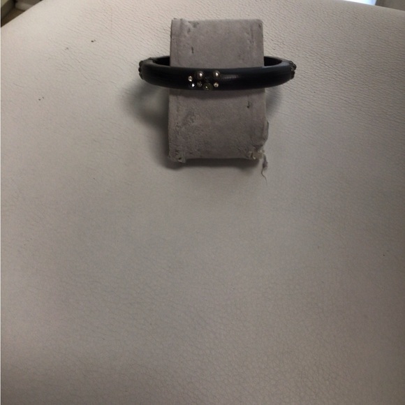 Alexis Bittar Elegant Gold and Black Bangle Bracelet - Picture 10 of 14